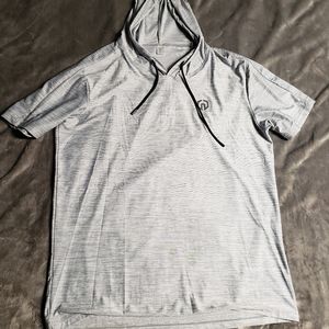 Neleus Short Sleeve Athletic Hoodie